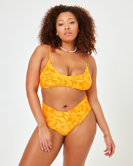 Printed High Tide Bikini Bottom