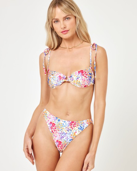 LSPACE x JVS Printed Kerri Bikini Top
